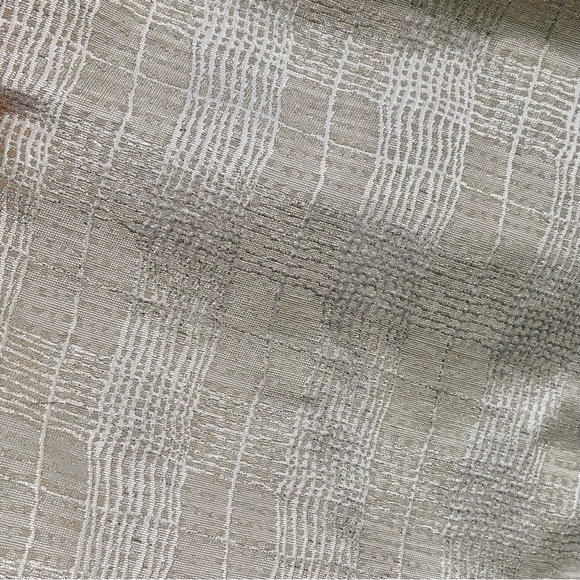 Club Monaco Textured Pleated Ivory & Cream Mini Skirt, SZ 0 EUC - Picture 5 of 9